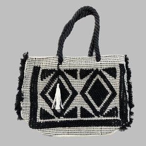 Extra Large Nalini Woven Rope Tote Bag